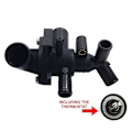 Miniatyrbillede 2 af 5: Til IT TERMOSTAT HUS 2.4 MK7 2006 og frem TDCi 6C1Q8A586BD 1432394