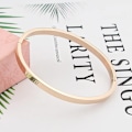 Miniatyrbild 1 av 5: Heta Mode Rostfritt Stål Smycken Runt Armband för Kvinna Barn Charm Armband Fest Kärlek Bröllop Märkesgåva Grossist Rose Gold 6mm