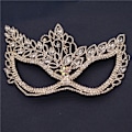 Miniatyrbild 1 av 5: Bröllops Masquerade Mask Rhinestone Ögonmask Maskskydd för Män Kvinnor Dans Cosplay Party Bling Kristall Ansiktsaccessoarer Gold