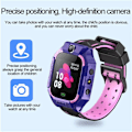 Miniatyrbild 3 av 5: Z6 Barn SOS Smart Klocka IP67 Vattentät SIM-kort Barnklocka GPS Tracker Anti-förlorad Smart Armband För IOS Android PK Q12 Q50 Red