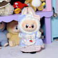 Miniatyrbild 1 av 5: För Labubu Baby Kläder Första och Andra Generationen Labubu Tyg Kläder Flaskrem Byxor Set Option 11