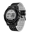 Miniatyrbild 1 av 5: IP68 Vattentät LCD Genomskinlig Skärm GPS Smartklocka N105 Puls Sömn Män Kvinnor Smartwatch för IOS Android black gray