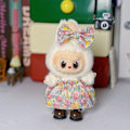 Miniatyrbild 1 av 5: För Labubu Baby Kläder Första och Andra Generationen Labubu Tyg Kläder Flaskrem Byxor Set Option 6