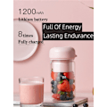 Miniatyrbild 2 av 5: 300ml Portabel Elektrisk Juicepress Blender Mini Fruktmixer USB Uppladdningsbar Hushållsmatberedare Smoothie Maker Mixer Juicepressmaskin Pink