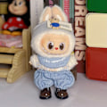 Miniatyrbild 1 av 5: För Labubu Baby Kläder Första och Andra Generationen Labubu Tyg Kläder Flaskrem Byxor Set Option 5