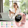 Miniatyrbild 3 av 5: Smartklocka Dam DIY Urtavla J2 Smartwatch Fullskärm För Dam Puls Blodtryck IP68 Vattentät Android iOS Silver
