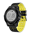 Miniatyrbild 1 av 5: IP68 Vattentät LCD Genomskinlig Skärm GPS Smartklocka N105 Puls Sömn Män Kvinnor Smartwatch för IOS Android black yellow