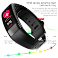 Miniatyrbild 2 av 5: P11 Plus Smart Armband Kroppstemperaturövervakning Smart Armband ECG PPG Smart Klocka Puls Blodtrycksarmband Red
