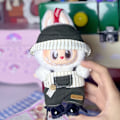 Miniatyrbild 1 av 5: För Labubu Baby Kläder Första och Andra Generationen Labubu Tyg Kläder Flaskrem Byxor Set Option 10