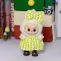 Miniatyrbild 1 av 5: För Labubu Baby Kläder Första och Andra Generationen Labubu Tyg Kläder Flaskrem Byxor Set Option 9