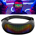 Miniatyrbild 2 av 5: LED-glasögon Bluetooth DIY Luminous Rave Party Glasögon Festival Solglasögon Gafas Led Elektroniska Lysande Glasögon Neon Party Ljus Type B