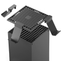 Miniatyrbild 1 av 5: Dammskydd för Xbox Series X Konsol med Hörlurskrokar Spelkontrollhållare Dammsäker för Xbox Series X Tillbehör Headset Hållare