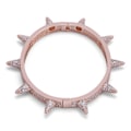 Miniatyrbild 4 av 5: Fashion Iced Out Spikes Armband Nitar Kon Stud Manschett Twist Taggar Armband Cubic Zirconia Bling AAA Hip Hop Smycken Gåva Gold