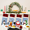 Miniatyrbild 5 av 5: Julstrumpa, julgransprydnad (1 st)