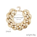 Miniatyrbillede 1 af 5: Armbånd Vintage guld farve mode smykker B2406 S2009-22