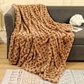 Miniatyrbillede 2 af 5: Krystal fleece lur tæppe dobbelt sofa tæppe kontor håndklæde quilt Air condition tæppe (80*120CM