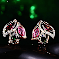 Miniatyrbilde 4 av 5: studs dingle Cubic Zircon smykker Drop øredobber