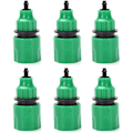 Miniatyrbillede 1 af 5: 6 stk 4/7 vandslange Quick Connect 8 mm/11 mm Universal vandpistol slangeforbindelse Haveudstyr, tilbehør,