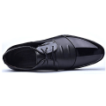 Miniatyrbillede 3 af 5: Mænd Bryllup Business Party Patent Formelle Smart Sko Black 47