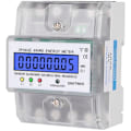 Miniatyrbild 2 av 5: DDS024 5-100A 380V 50Hz enfas AC amperemeter med LCD-display, transparent case