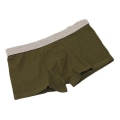 Miniatyrbillede 1 af 2: Herre åndbare Trunks Boxer Briefs Shorts Undertøj Army Green XL