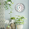 Miniatyrbillede 4 af 5: 12" udendørs termometer store cifre - 2 i 1 trådløst indendørs udendørs termometer Hygrometer termometer, hygrometer Wal