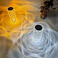 Miniatyrbilde 7 av 7: Crystal Diamond bordlampe, 16 farger Touch Lamp