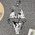 Miniatyrbild 2 av 4: kvinnor Bandage Tie Dye Grimma Bikini Set Vadderade badkläder brasiliansk baddräkt Black M