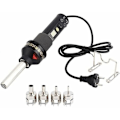 Miniatyrbillede 2 af 5: Varmluftpistol - 220V 450W Professionel varmluftpistol Justerbar LCD varmeelektronisk luftpistol Afloddeloddestation IC