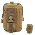 Miniatyrbillede 1 af 5: Taktisk taljetaske nylon Brown