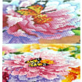 Pikkukuva 3 / 5: DIY 5D Diamond Painting by Digital Kit, 5D värikäs orkidea täys tekojalokivi ristipistokirjonta Kuva askartelu kodin seinäsisustus-kukka pullossa Fu