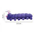 Pikkukuva 1 / 4: bobby ympäröivä aurinkokukka toukka pehmolelu purple worm