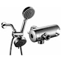Miniatyrbillede 4 af 5: Way Shower Arm Diverter 1/2" Universal Brusehoved Holder Spray Tee Outlet Vandudskiller 3 Way Diverter Cradle Badeværelse