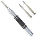 Miniatyrbillede 1 af 5: Automatisk centerstanse, 1 stk 13 cm justerbar slagkraft automatisk centerstanse, til træ, metal, plastik, 2 stk erstatning T