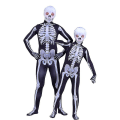 Pikkukuva 1 / 5: Halloween-asu Skeleton-asut lapsille ja aikuisille 130