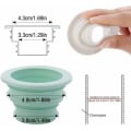 Miniatyrbilde 2 av 5: Tetningsplugg for dreneringsrør, 4 stk. deodoranttetningsring, universal tetningsplugg, tetningsplugg for dreneringsrør (3,8 - 4 stk.