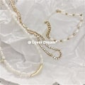 Miniatyrbild 4 av 5: Halsband Pearl Metallic Element Modesmycken Ac1336