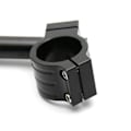 Miniatyrbillede 2 af 4: Tilbehør til modifikation af motorcykel, CNC-delt styr, universalstyr i aluminiumslegering (sort)，