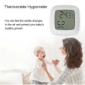 Miniatyrbillede 4 af 4: Mini indendørs magnetisk termometer LCD digital temperatur fugtighedssensor termometer Hjem Rum Hygrometer Måler Vejrstation 1 Pc Upgrade
