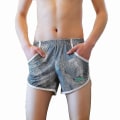 Miniatyrbilde 1 av 2: Menn Mesh Boxershorts Løs Lounge Briefs Undertøy Grey 2XL