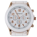 Miniatyrbillede 4 af 4: Simple Fashion Silikone Jelly Student Quartz Watch (hvid),