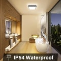 Miniatyrbillede 3 af 5: 24W LED loftslampe, IP54 vandtæt badeværelsesloftslampe, loftslampe, køkken, stue, soveværelse, balkon, ha