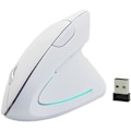 Pikkukuva 1 / 5: 1 kpl ladattava ergonominen hiiri, 2,4 GHz langaton pystyhiiren kuivaparistomalli valkoinen