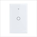 Miniatyrbillede 3 af 3: 120 type graffiti WIFI smart switch væg touch switch fjernbetjening stemmestyring, 1 vejs hvid