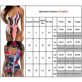 Miniatyrbilde 4 av 4: Dame badedrakt One Piece Polstret badedrakt Bikini Stripe XL