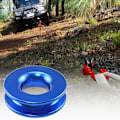 Miniatyrbillede 2 af 5: Winch Snatch Recovery Ring til Soft Shackle ATV Rcovery 41000 Lbs Blue ring red rope
