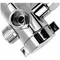 Miniatyrbillede 3 af 5: Way Shower Arm Diverter 1/2" Universal Brusehoved Holder Spray Tee Outlet Vandudskiller 3 Way Diverter Cradle Badeværelse