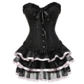 Pikkukuva 1 / 5: Sexy Corsets Mekot Naisten Puku Pink 7XL