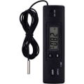 Miniatyrbillede 1 af 5: Elektronisk digital LCD temperaturmåler sensor probe termometer med kablet bred LCD-skærm til køleskab