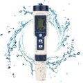 Miniatyrbillede 1 af 5: Triomphe Water Tester 5 i 1 multifunktionel vandkvalitetstester, digital TDS/EC/Saltholdighed/PH/Temperatur til drikkevand, pool, akvarium, fisk